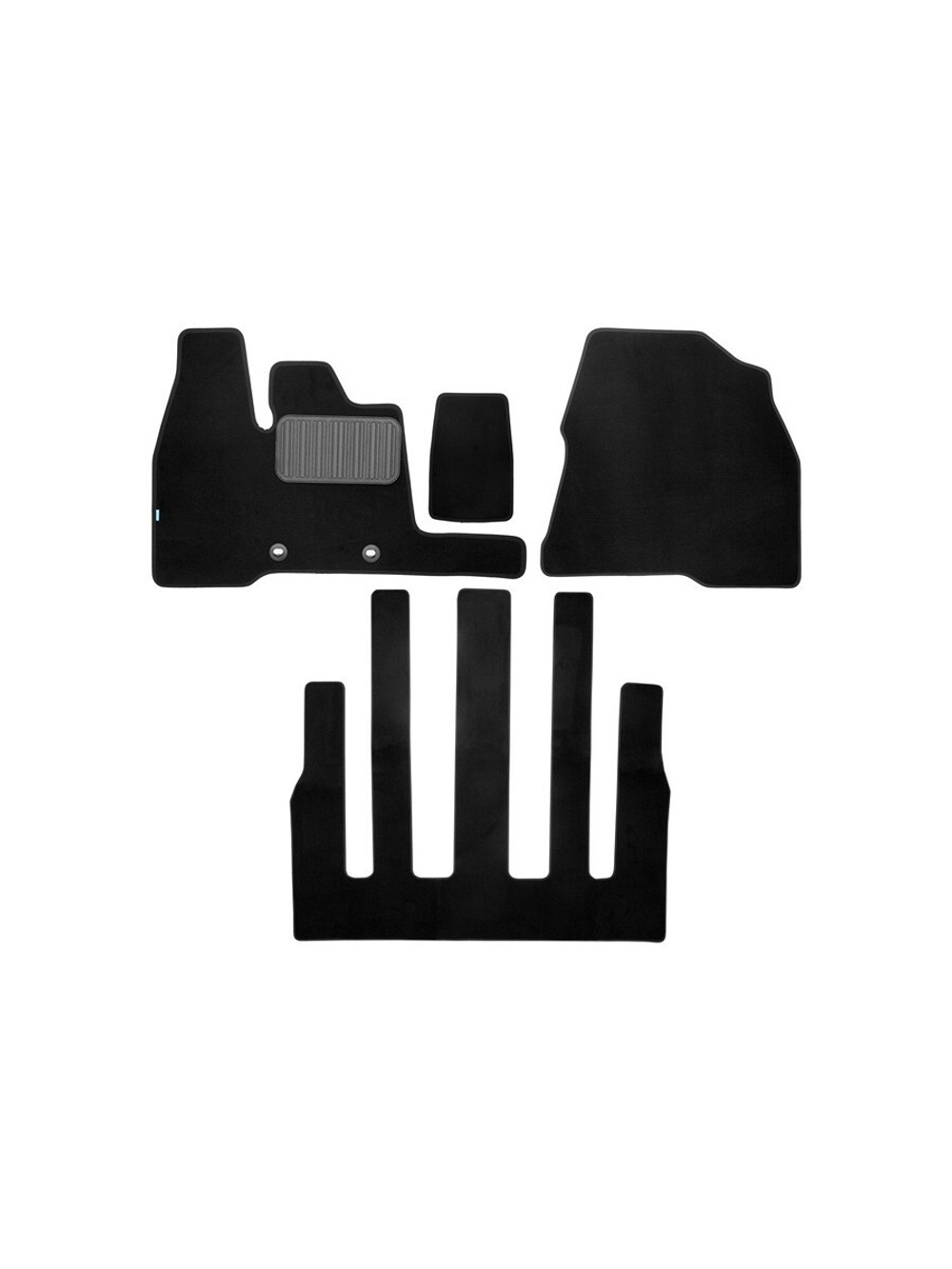 Коврики в салон для HONDA Odyssey 2023-, минивэн, 4шт. (текстиль) KLEVER0501803922110KH