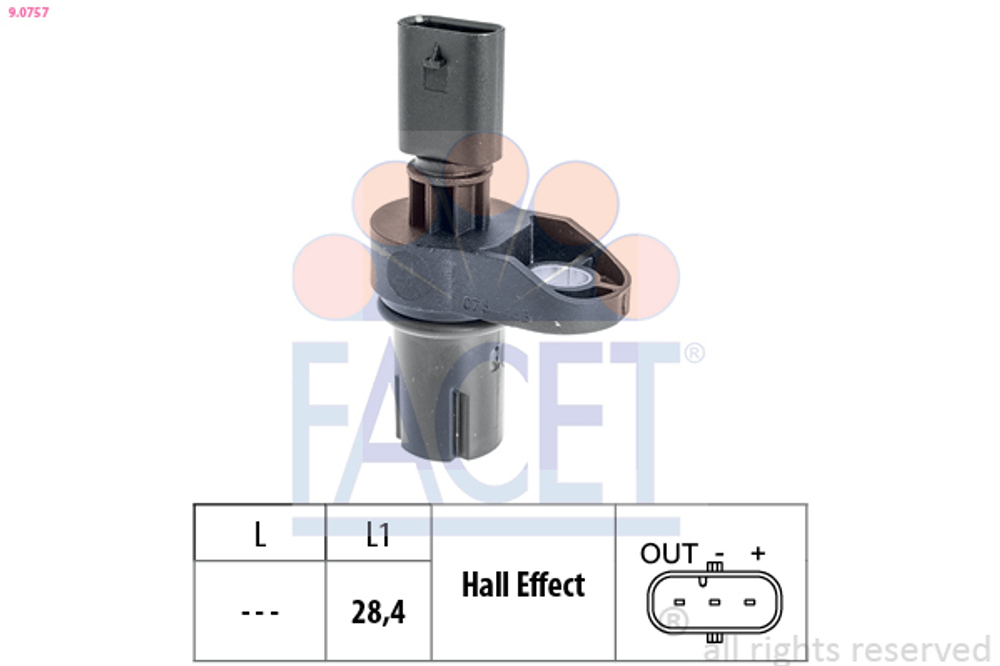FACET - 90757-FAC - Sensor, camshaft position