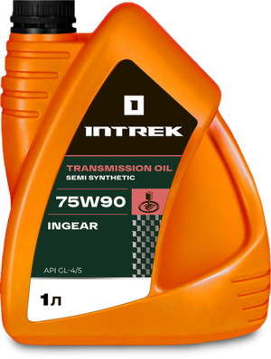 Масло полусинтетическое трансмиссионное INTREK 75W90 GL-4/5 INGEAR 4л