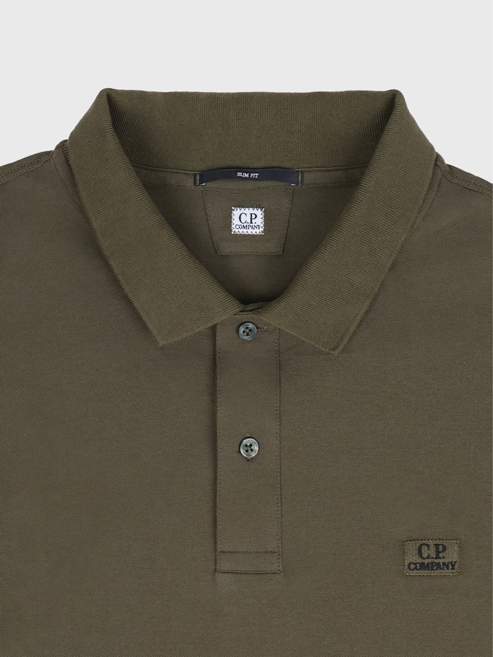 Поло C.Р. Company Stretch Piquet Slim Ivy Green