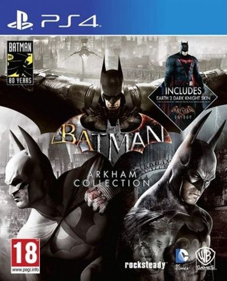 PS4 Batman Arkham Collection CUSA-00135; CUSA-04607 (Русские субтитры)