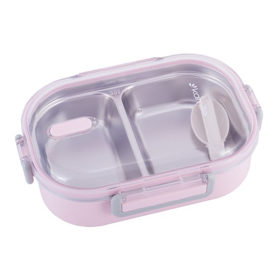 Ланч бокс 650 мл. Kamille KM 2118 пластик, нержавеющая сталь