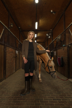 Бриджи вязаные утепленные