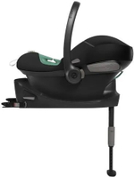 Коляска Cybex Talos S Lux TPE complete Aton S2 Moon Black Base One 4 в 1 Seashell Beige с дождевиками