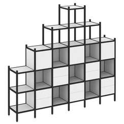 Лофт Прямой стеллаж VR.L-24  2526*446*2280