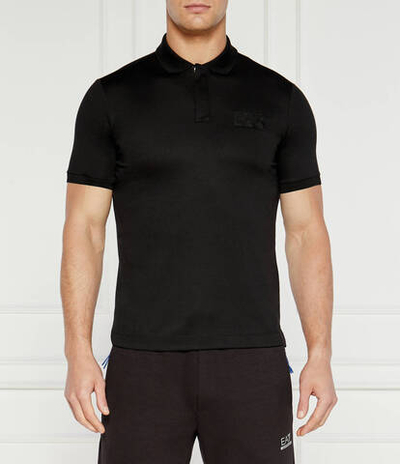 Поло EA7 - черный(6DPF79 PJUJZ)