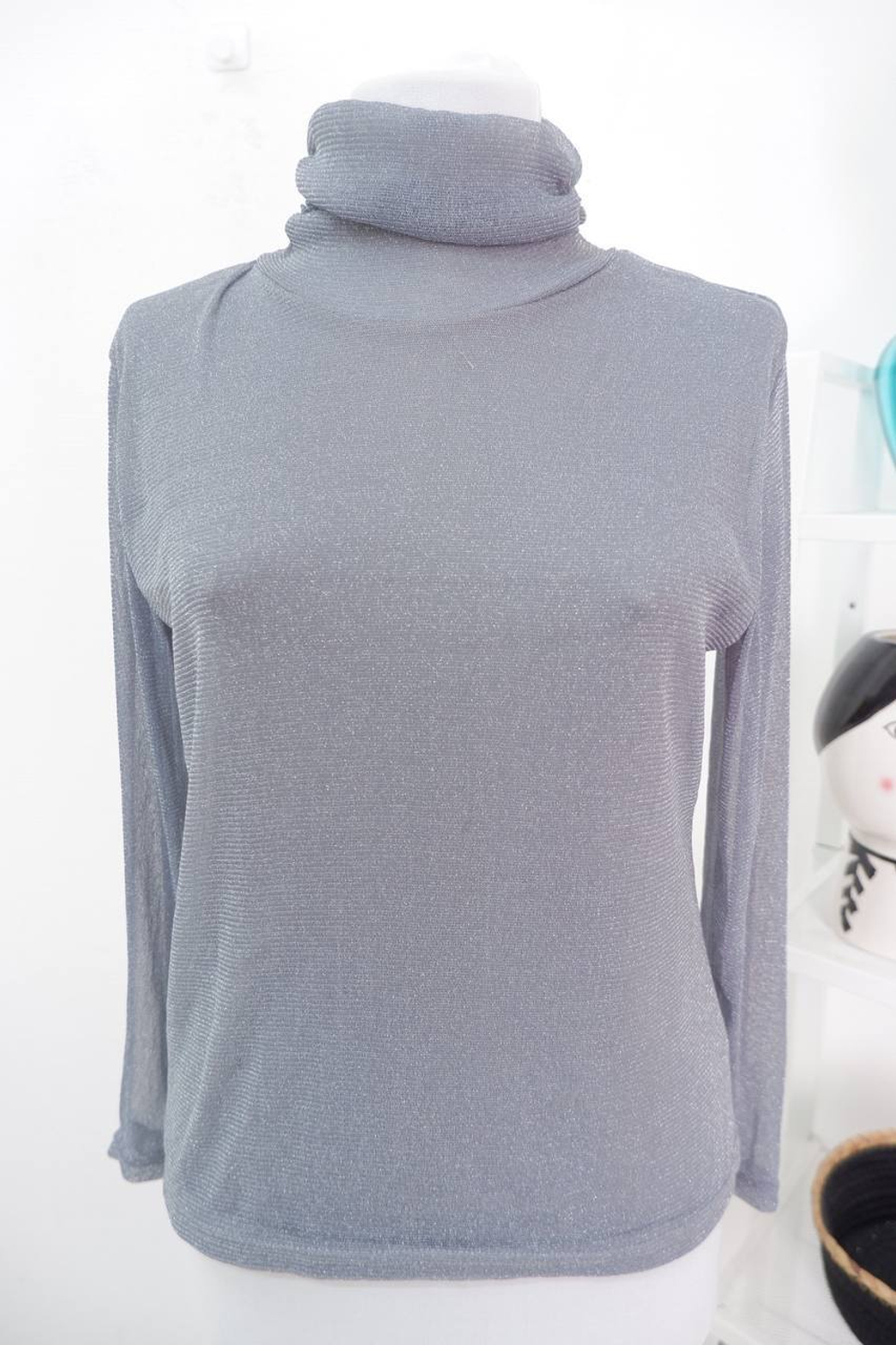 Водолазка серая с высоким воротником 42 размер