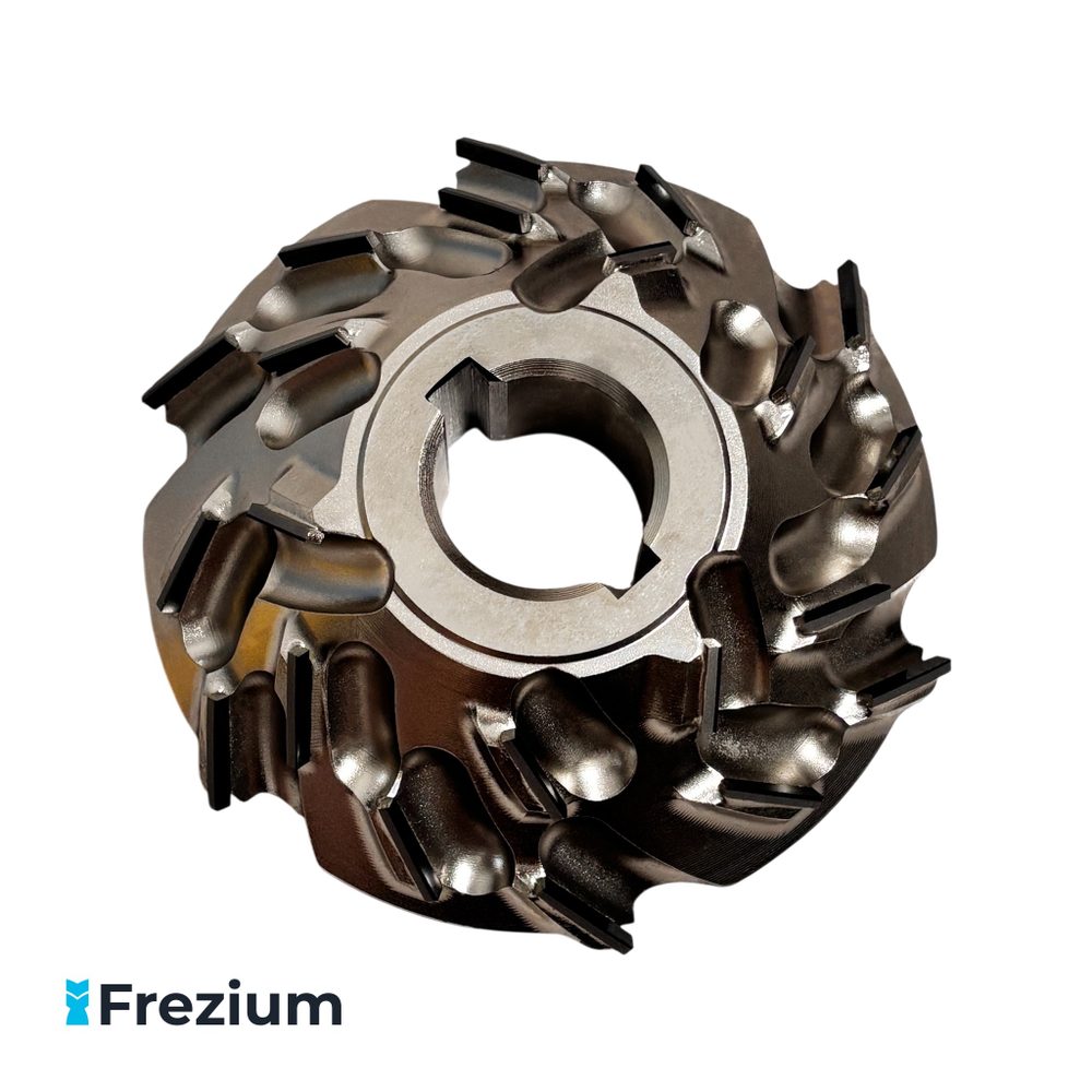 Фреза конусная алмазная по дереву для снятия фаски под 45 градусов "O.G.Germany" D125xS30xH30 Z21 PCD