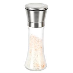 Мельница для перца и соли 7x7x19см (стекло, металл) (подарочная упаковка)