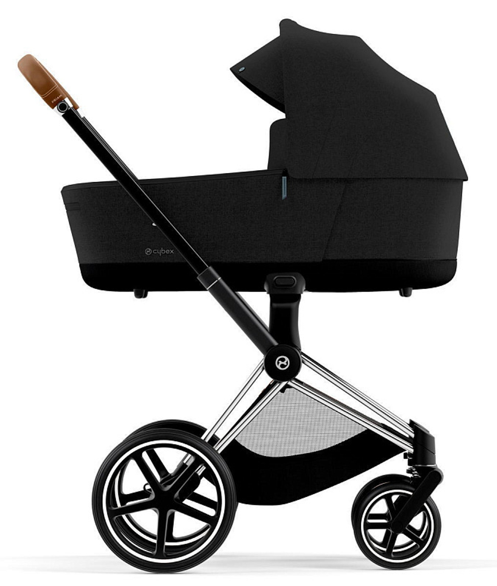 Коляска для новорожденных Cybex Priam IV Chrome Brown Stardust Black Plus