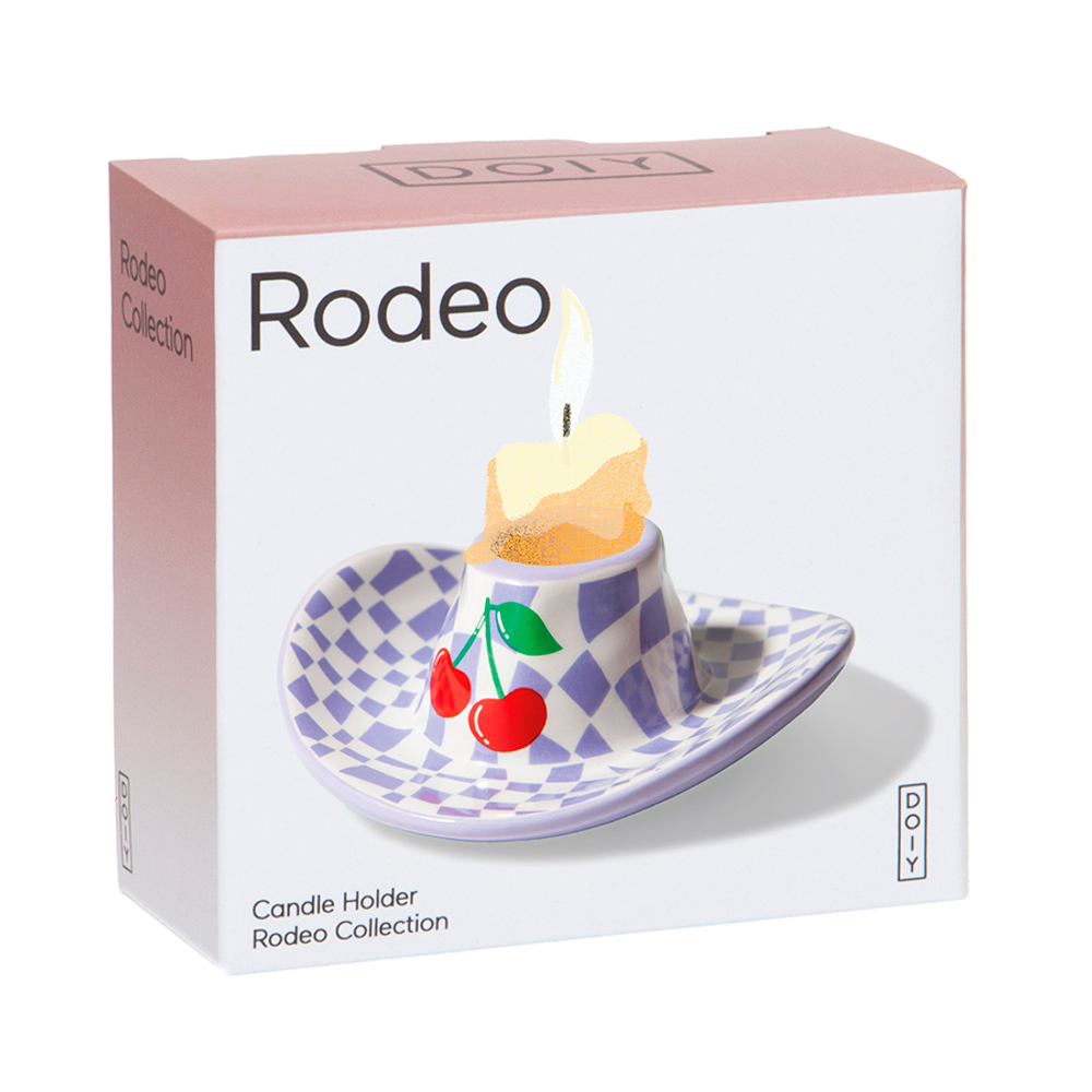Подсвечник rodeo, cowboy hat, 4 см, лиловый