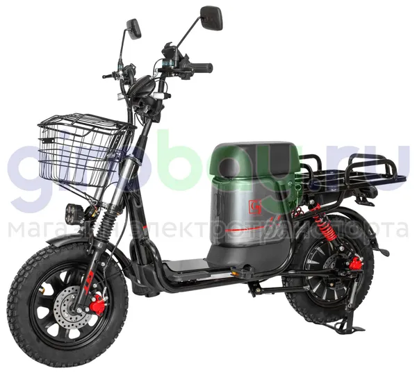 Электроскутер GT U3 1000W (60V/30Ah) железофосфат - Серый фото №1