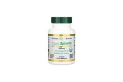 California Gold Nutrition, Органична спирулина 500 mg, 60 таблетки
