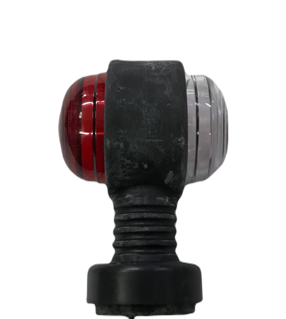 Фонарь габаритный ГФ3,2 прямой средний (рог. резин) б/л