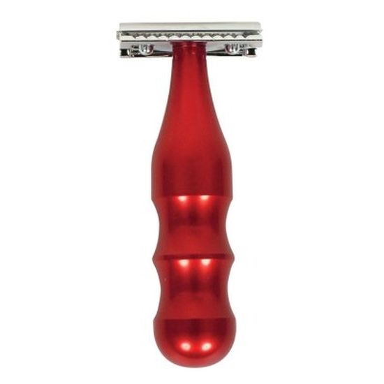 Т-образная бритва (станок) Merkur, удлиненный, красный