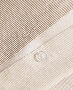 ZARA HOME ПОДОДЕЯЛЬНИК В ПОЛОСКУ, БЕЖЕВЫЙ