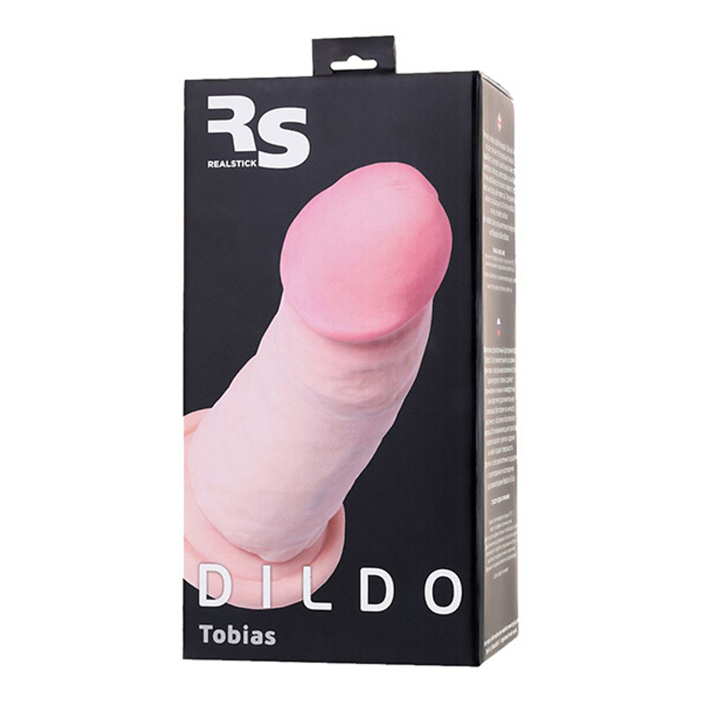 Телесный реалистичный фаллоимитатор 18см ToyFa RealStick Elite Dildo Tobias 982039-1
