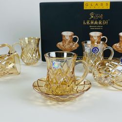 Lenardi 588-642 Чайный набор 12пр. 130мл в под.уп.(х8)Стекло