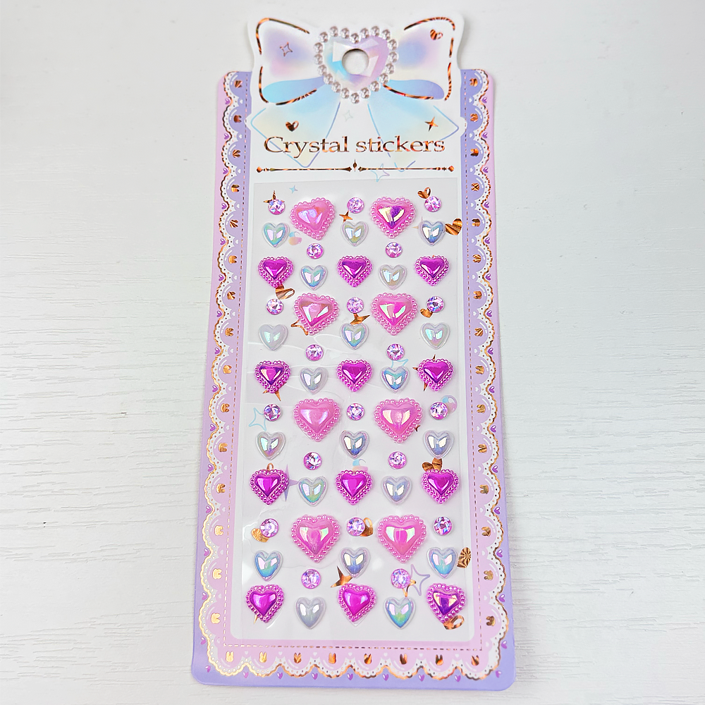 Наклейки Кристал сердце