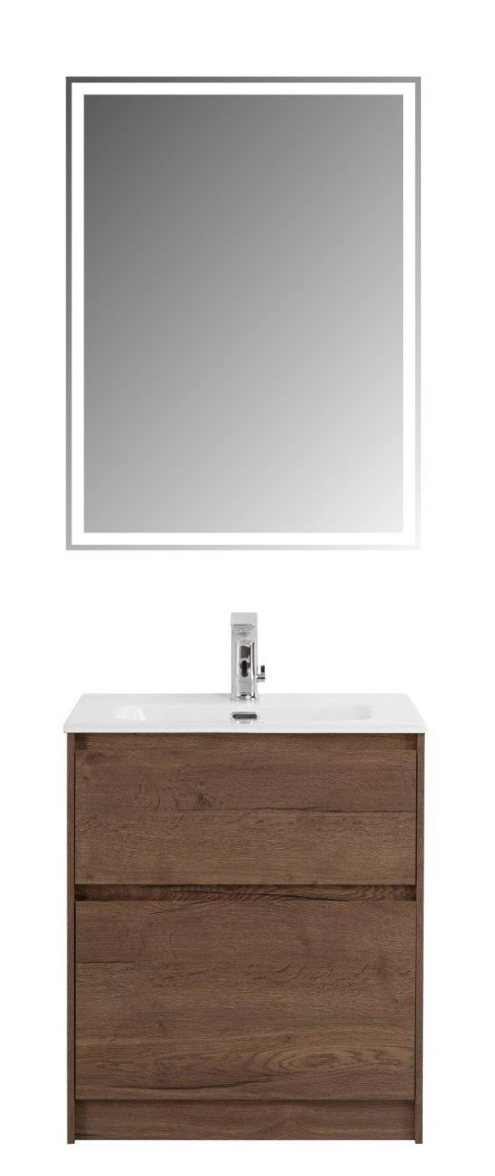 Тумба напольная с раковиной BelBagno KRAFT39-500/390-2C-PIA-RT