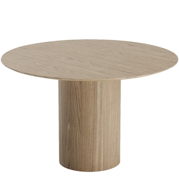 Стол обеденный Type D 120 см основание D 43 см (натуральный дуб)