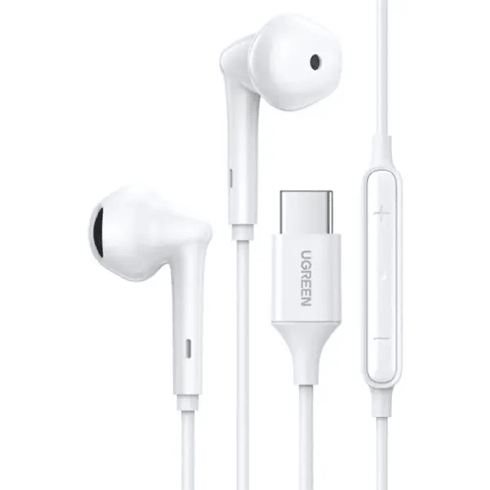 Наушники проводные UGREEN EP101 (60700) Wired Earphones with Type-C Connector. Цвет: белый