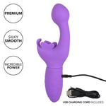 Фиолетовый вибратор-кролик 19см California Exotic Novelties Rechargeable Butterfly Kiss SE-0783-15-3