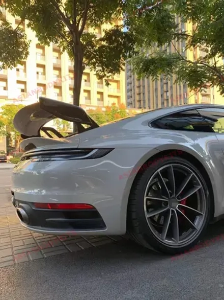 Карбоновое заднее антикрыло с крышкой багажника для PORSCHE 911 992.1 CARRERA S 2019–2025