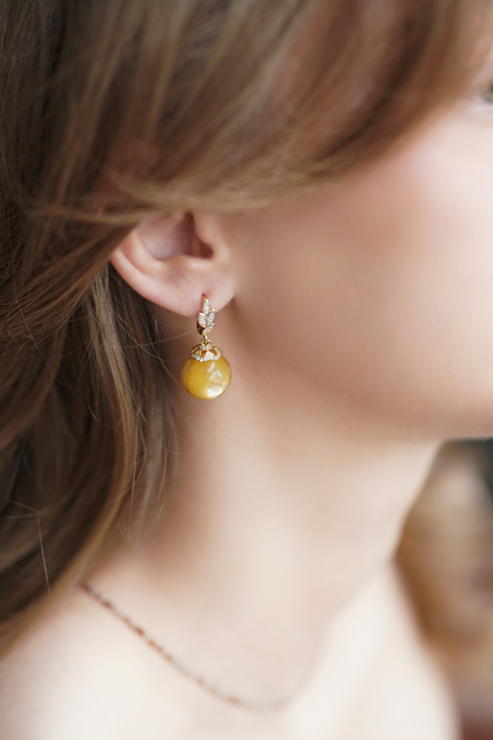 Серьги с лепидолитом