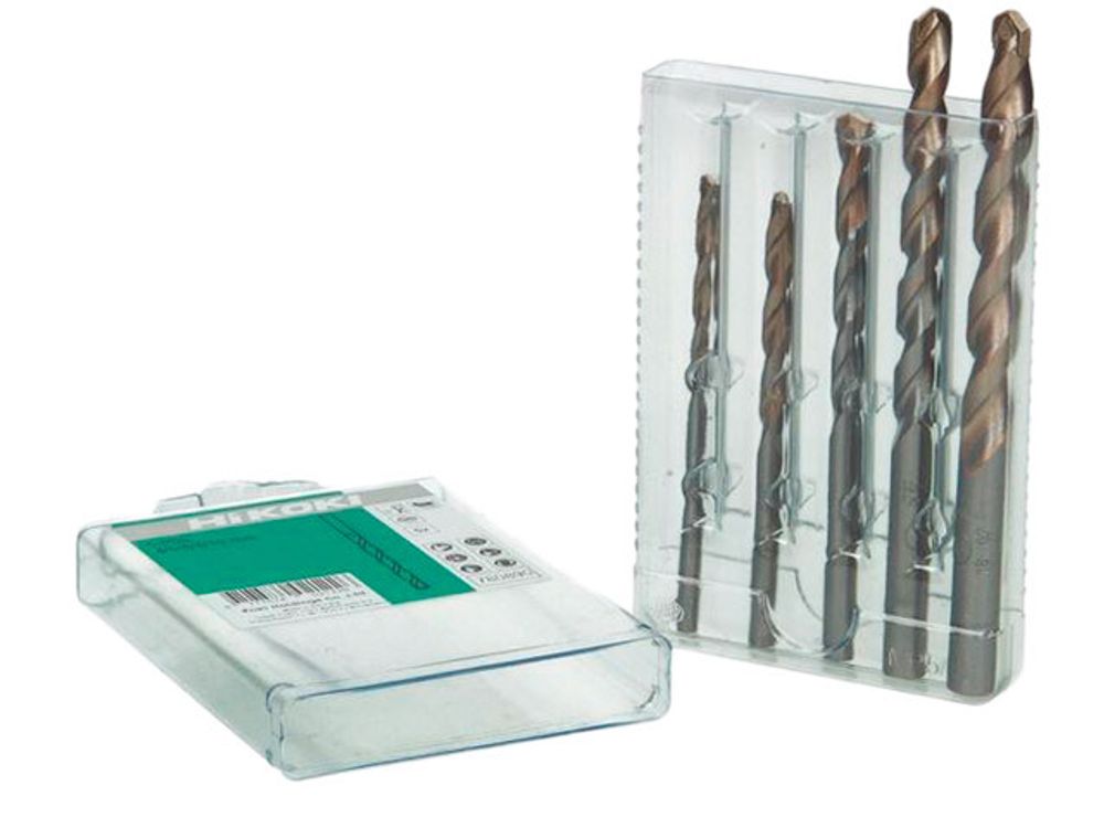 Набор HIKOKI сверла  5 шт НМ ТС 4-10 мм