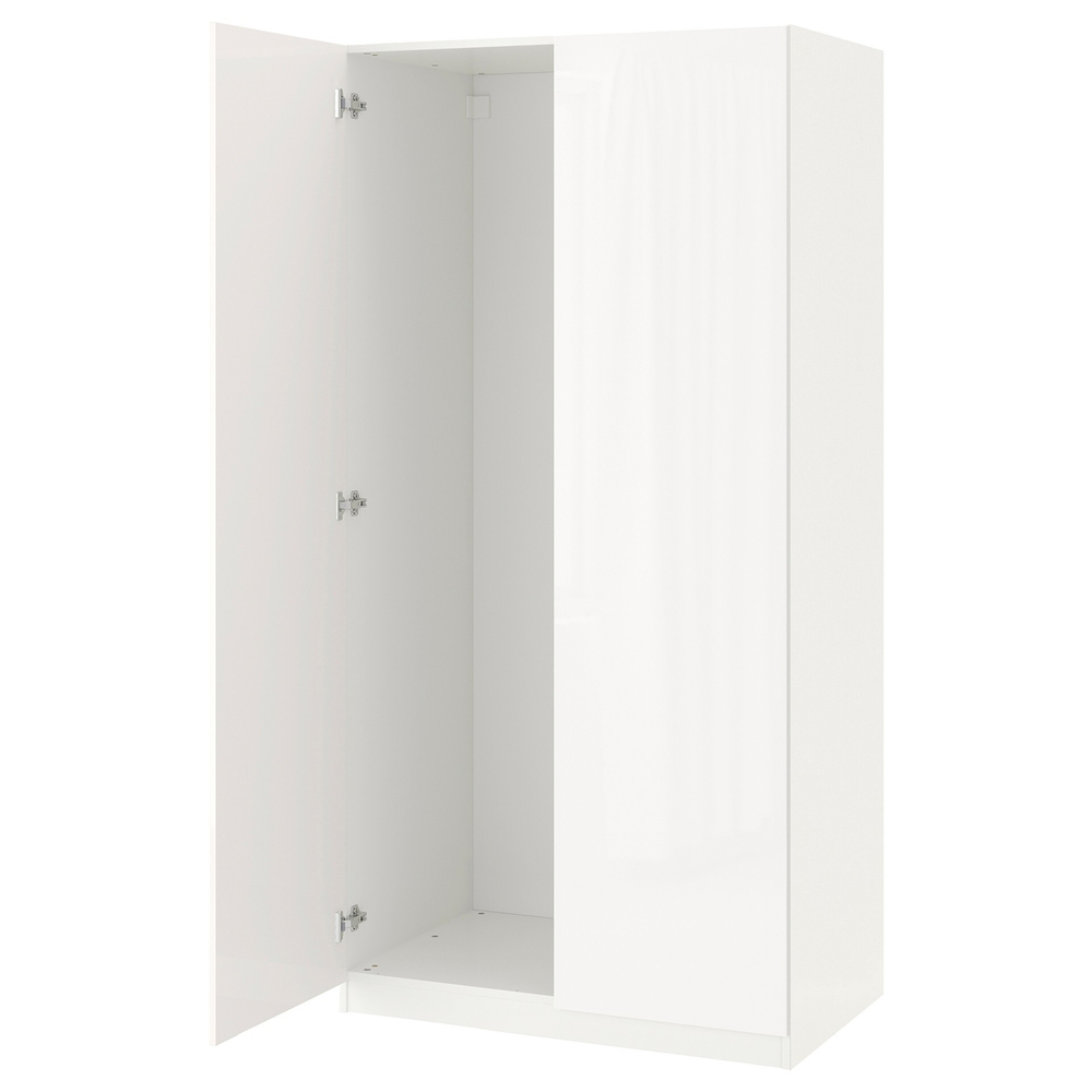 Гардероб PAX IKEA 2-дверный 100x37x201 cm 100*37*201 см, Белый   Фиеста
