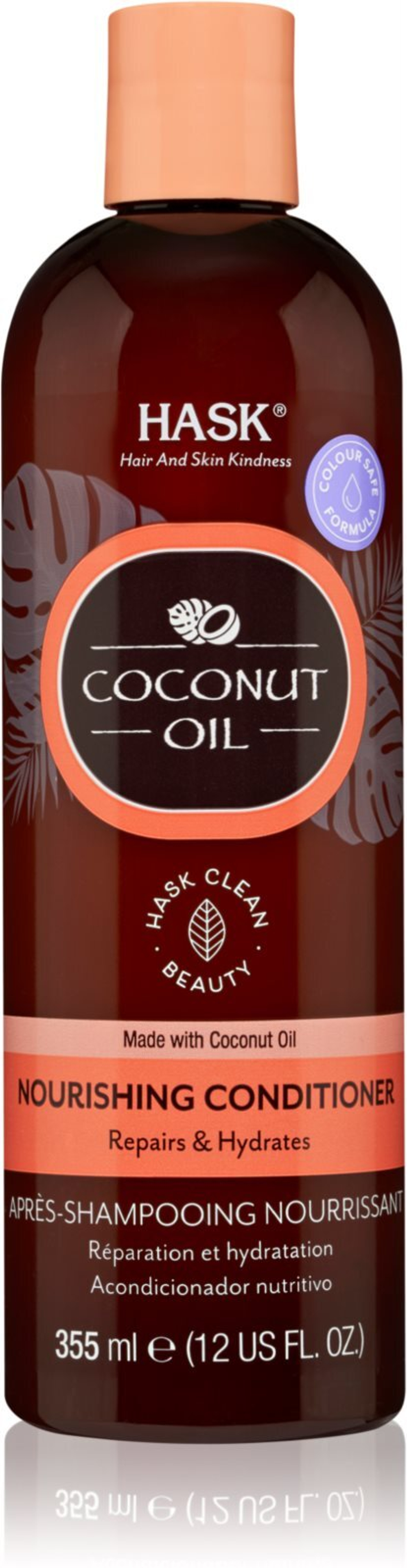 HASK Monoi Coconut Oil - питательный кондиционер для блеска и смягчения волос /   355  ml  / GTIN 071164343289