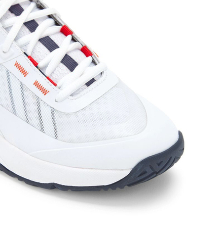 Теннисные кроссовки Diadora Finale AG - white/blue corsair/fiery red