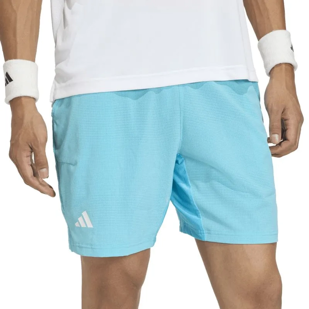 Мужские теннисные шорты Adidas Ergo 9" - signal cyan
