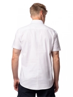 Рубашка муж. AERONAUTICA 1243 белый кор. рукав