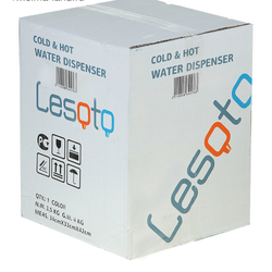 Кулер для воды LESOTO 16 T/E silver-black