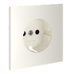 Накладка для розетки с заземлением и защитными шторками, S70 (хлопок)