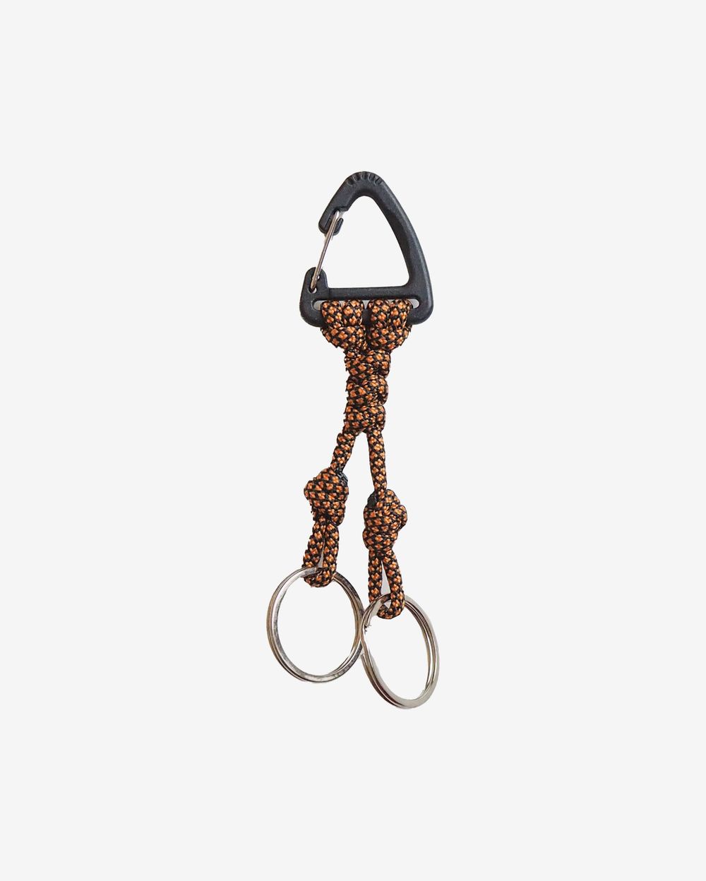 Брелок Ack Items Треугольник (черно-оранжевый snake шнурок)