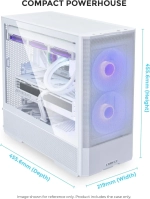Корпус Lian Li Lancool 207 White ATX/m-ATX/m-ITX пылевой фильтр G99.LAN207RW.00 White
