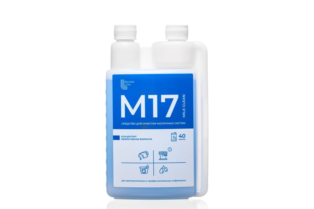 Barista Line М17 Средство для очистки молочных систем, флакон с дозатором 1л.