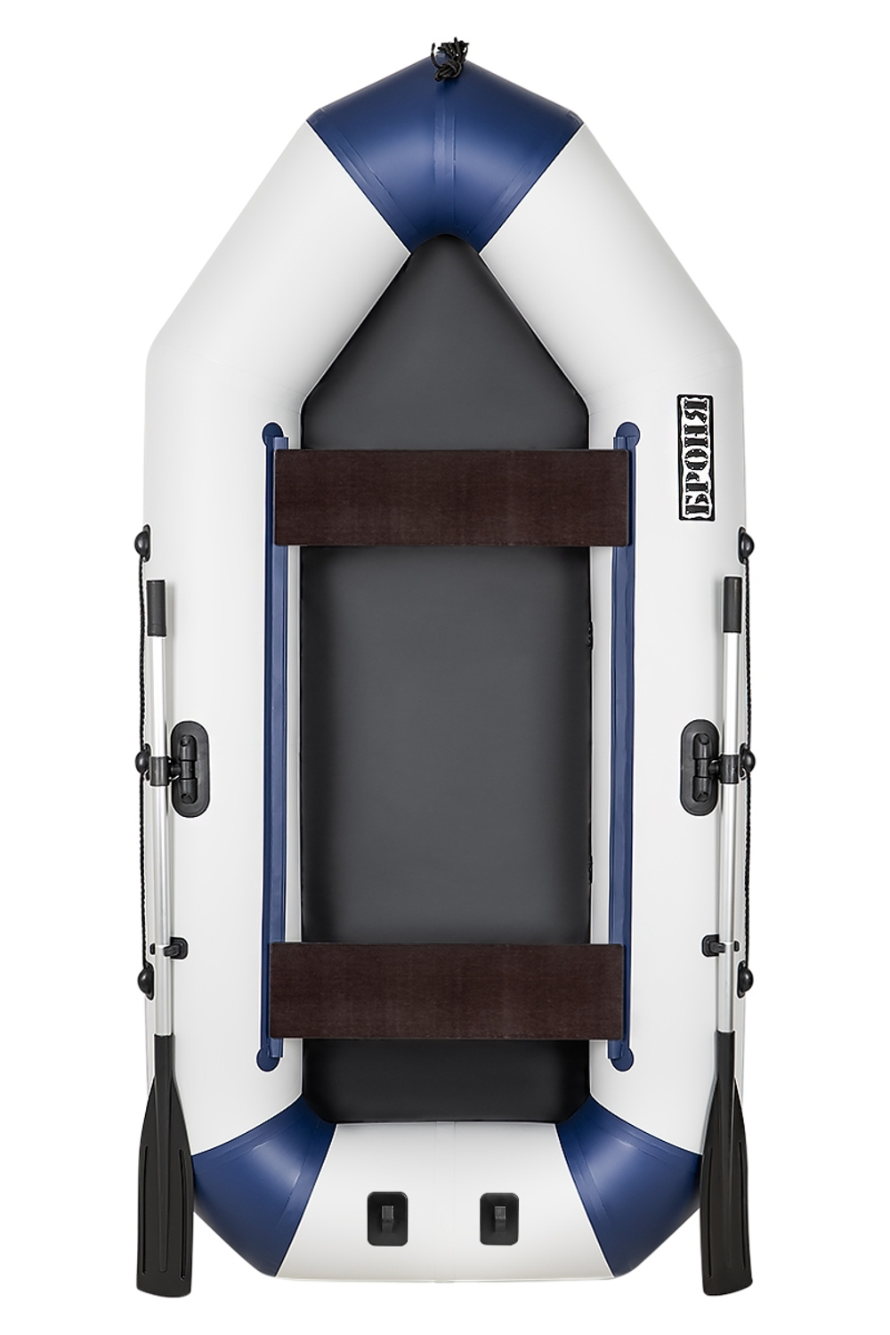 Броня-260 M белый-синий (лодка ПВХ с усилением)