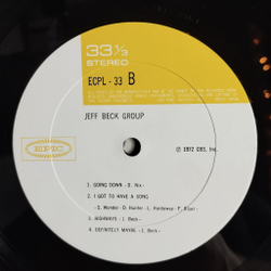 Винтажная виниловая пластинка LP Jeff Beck Group (Japan 1972) (No Obi) Ice Cream Cakes