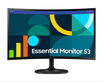 Монитор 24" SAMSUNG LS24D364GAIXCI VA 1920x1080 R1800 100Hz 4мс 250кд/м2 1xHDMI 1xD-Sub Черный