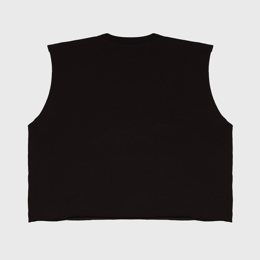 Майка Yeezy x Gap Unreleased Crop Muscle Tee Black