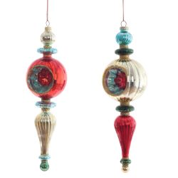 GAEM Украшение новогоднее "Фигурная сосулька", L7 W7 H28 см, 2в.