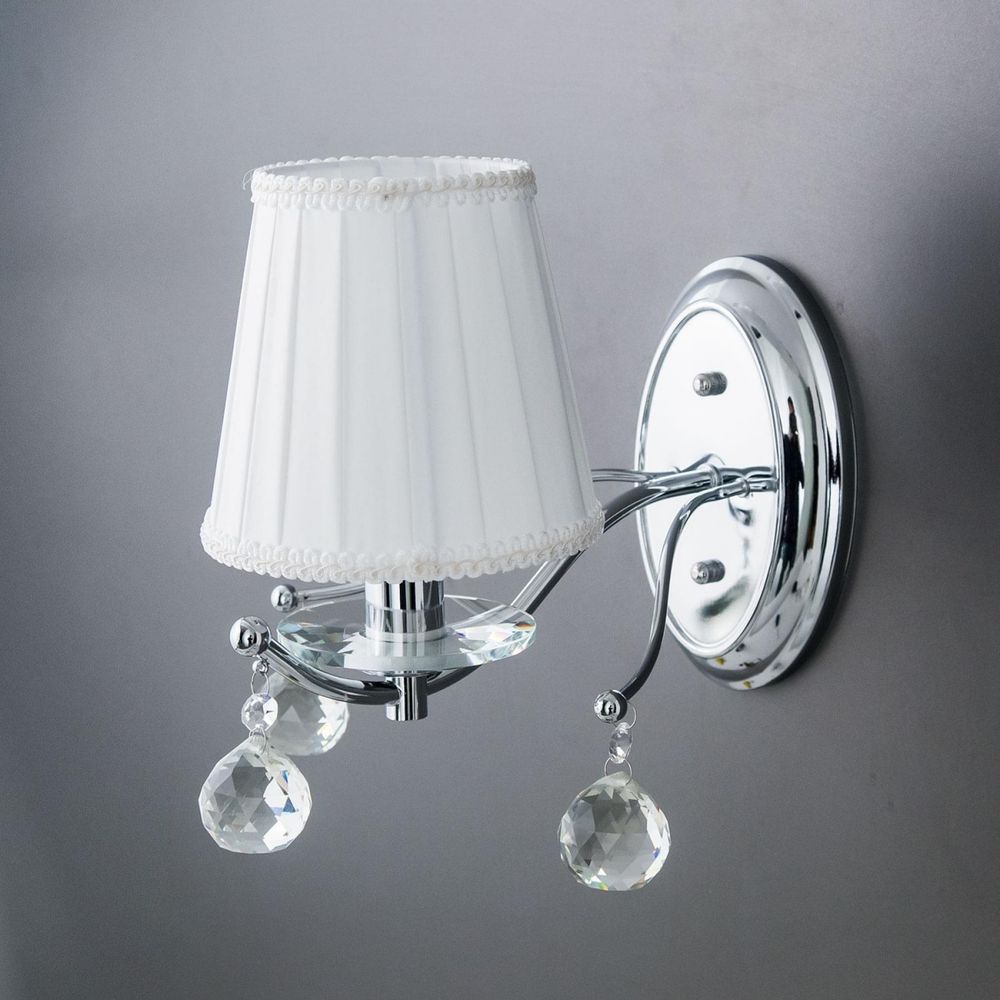 Citilux Шелли CL438311 Бра с абажуром Хром