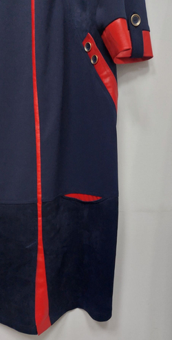 Платье женское большой размер 64 трикотаж трикотажное спандекс тёплое зимнее весеннее осеннее демисезонное с рисунком нарядное повседневное на работу комфортное удобное 3/4 рукав синее тёмно-синее красное великан 4XL XXXXL 5XL XXXXXL 6XL 7XL 8XL