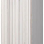 Каминокомплект: Очаг Royal Thermo Aurora RTFP/P-AR60LS, портал Olympia 60 сл. кость с зол. патиной