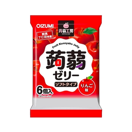 Желе “Oizumi” порционное Конняку со вкусом яблока 6шт, м/у, 96г