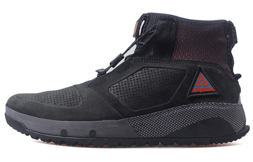 Nike Acg Ruckel Ridge Black Habanero Red